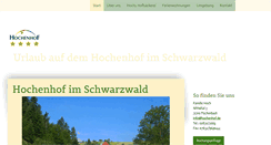Desktop Screenshot of hochenhof.de
